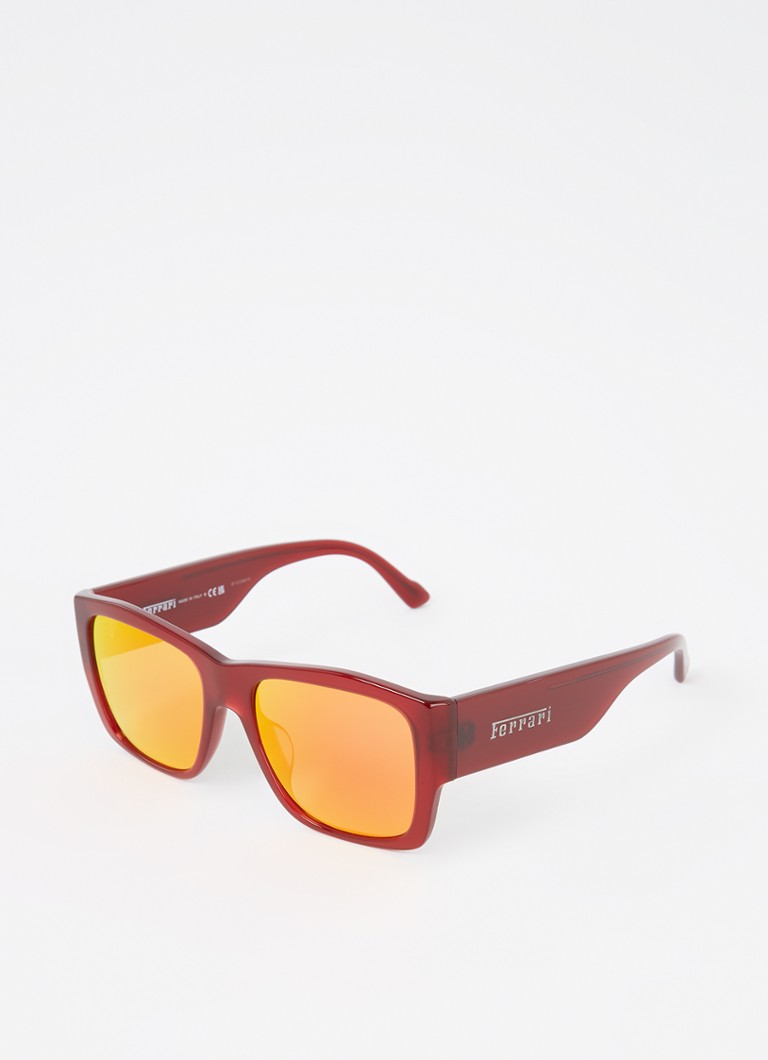 Ferrari Heren Wayfarer zonnebril FH2003U Rood - Deal