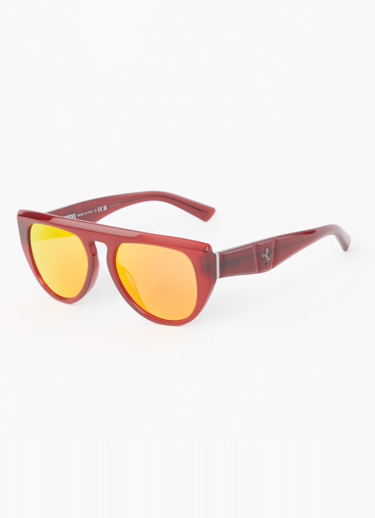 Ferrari Heren Zonnebril FH2005U Rood - Deal