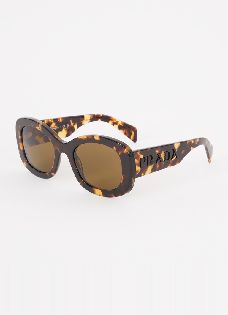 Prada Dames Butterfly zonnebril PRA13S Bruin - Deal