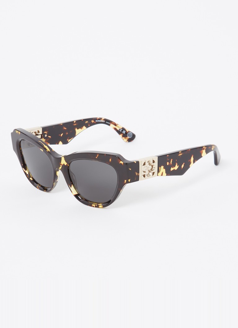 Burberry Dames Cat Eye zonnebril BE4423 Donkerbruin - Deal