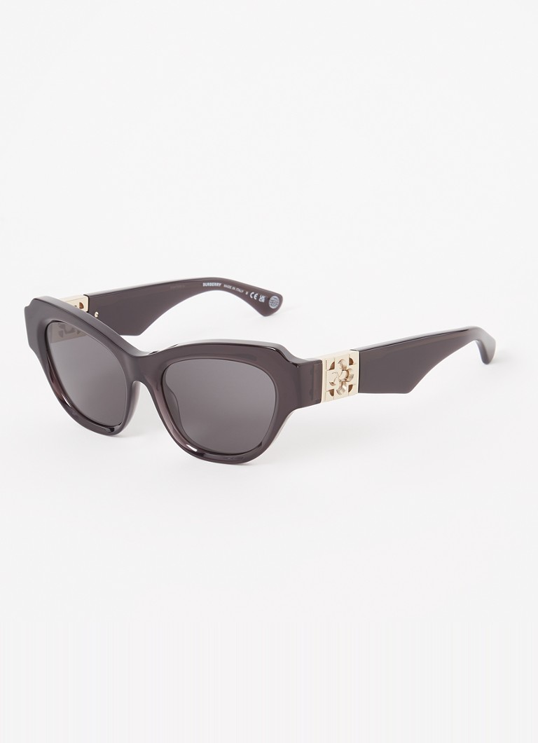 Burberry Dames Cat Eye zonnebril BE4423 Zwart - Deal