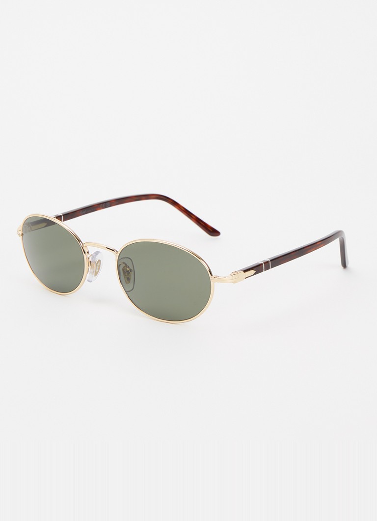 Persol Dames Retro zonnebril PO1018S Kastanjebruin - Deal