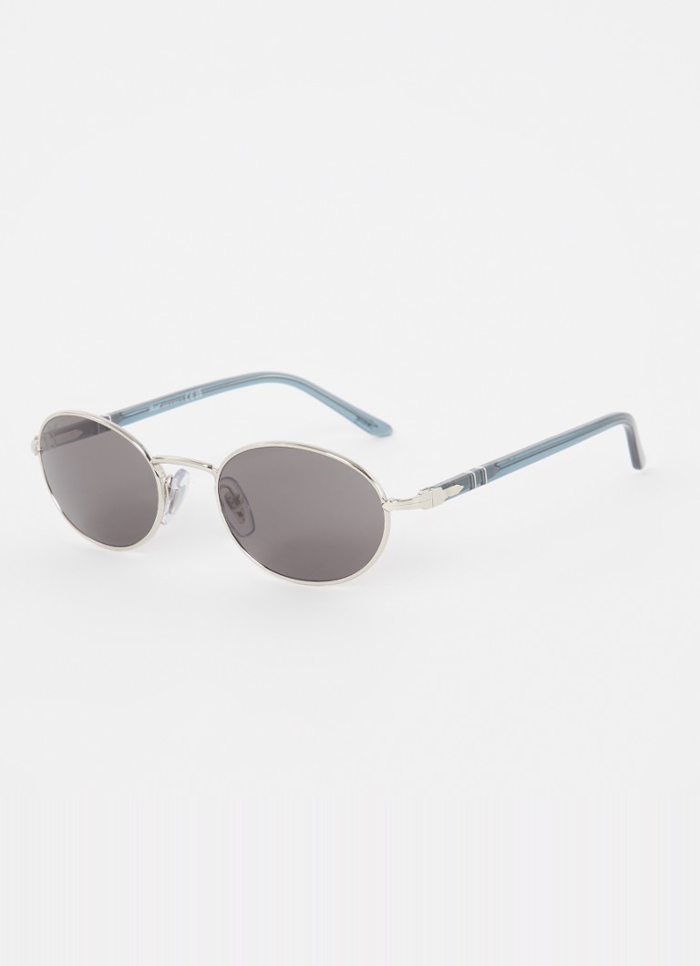 Persol Heren Ida zonnebril PO1018S Zilver - Deal