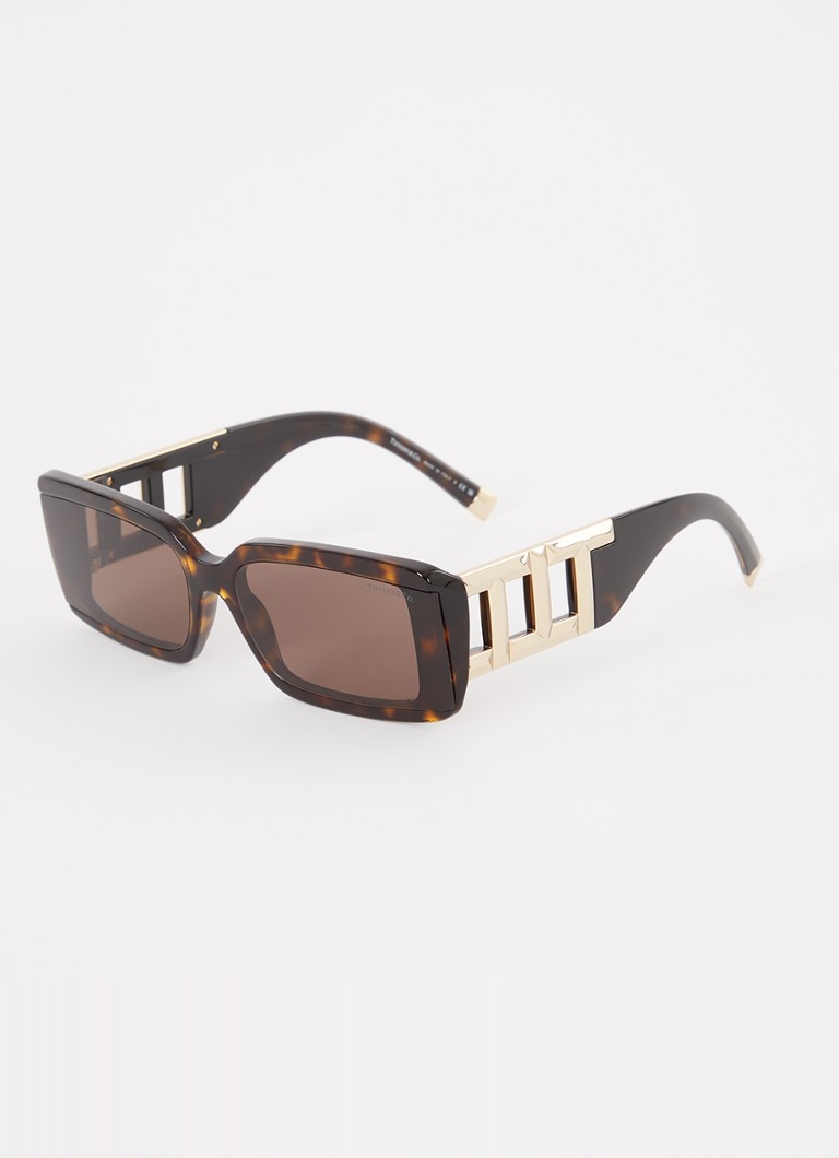 Tiffany & Co. Dames Retro zonnebril TF4197 Bruin - Deal