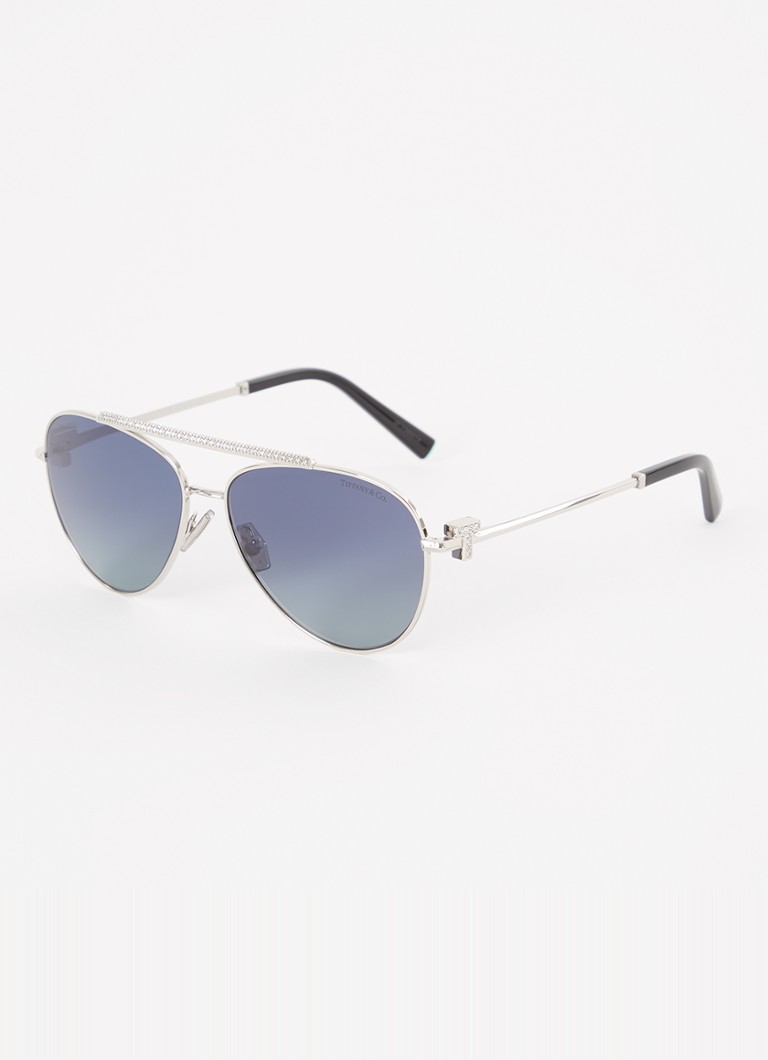 Tiffany & Co. Heren Zonnebril gepolariseerd TF3101B Zilver - Deal
