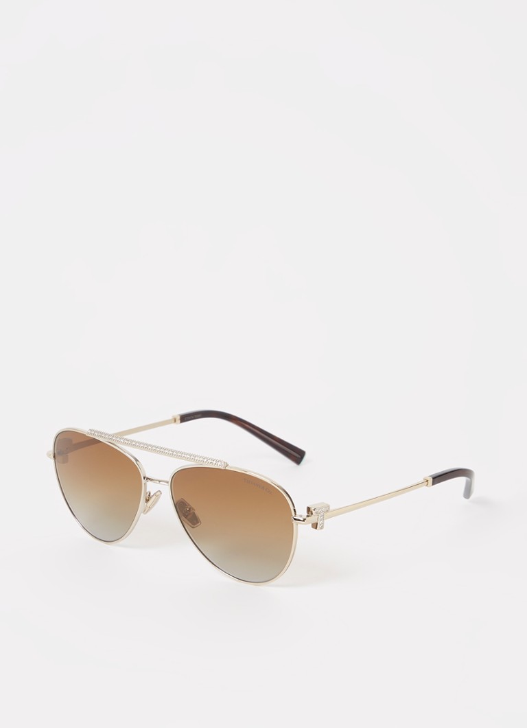 Tiffany & Co. Heren Zonnebril gepolariseerd TF3101B Goud - Deal