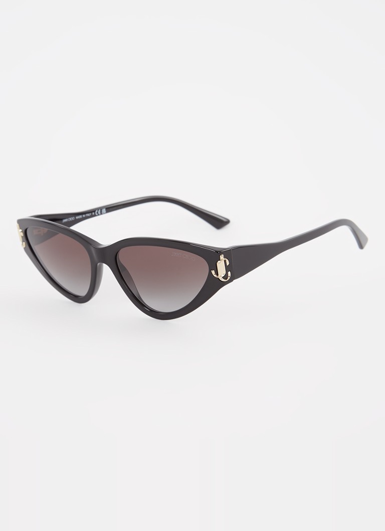 Jimmy Choo Dames Cat Eye zonnebril JC5019 Zwart - Deal