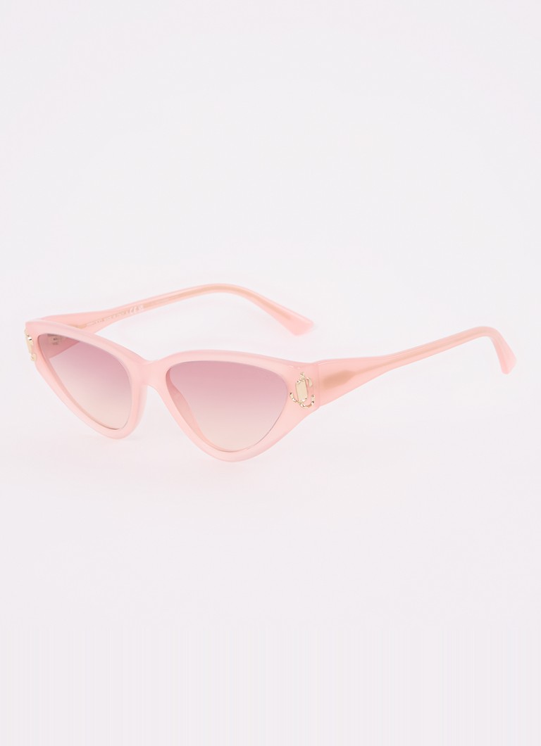 Jimmy Choo Dames Cat Eye zonnebril JC5019 Lichtroze - Deal