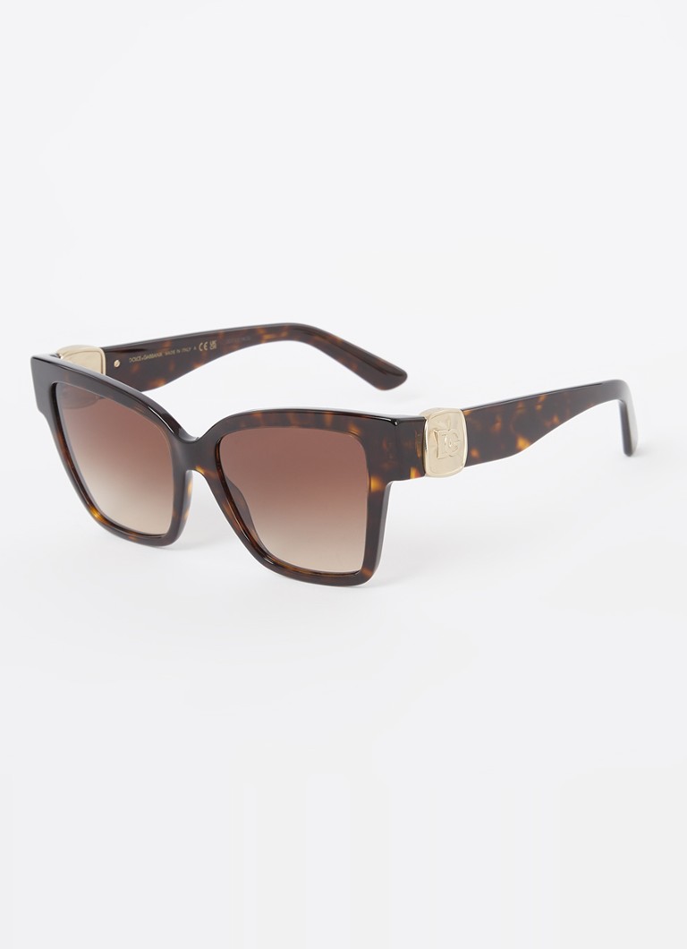 Dolce & Gabbana Dames Butterfly zonnebril DG4470 Donkerbruin - Deal