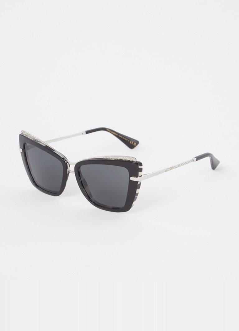 Dolce & Gabbana Dames Butterfly zonnebril DG4472 Zwart - Deal