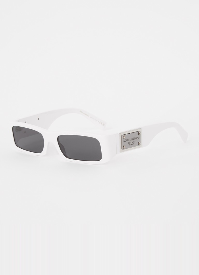 Dolce & Gabbana Heren Retro zonnebril DG4444 Wit - Deal