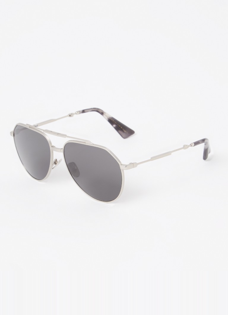 Dolce & Gabbana Heren Piloten zonnebril gepolariseerd DG2302 Zilver - Deal