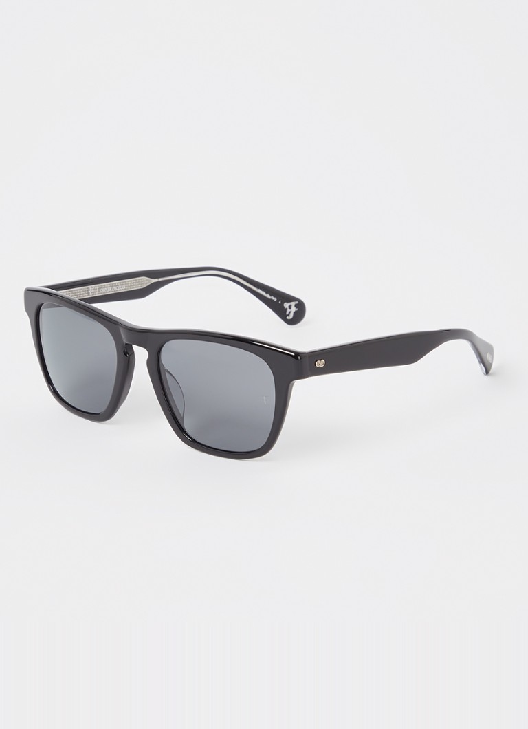 Oliver Peoples Heren R-3 zonnebril gepolariseerd OV5555SU Zwart - Deal