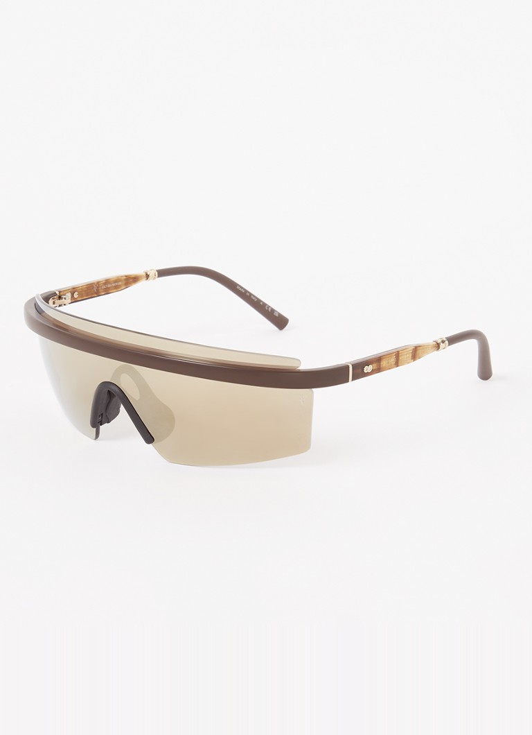 Oliver Peoples Heren R-4 zonnebril OV5556S Bruin - Deal