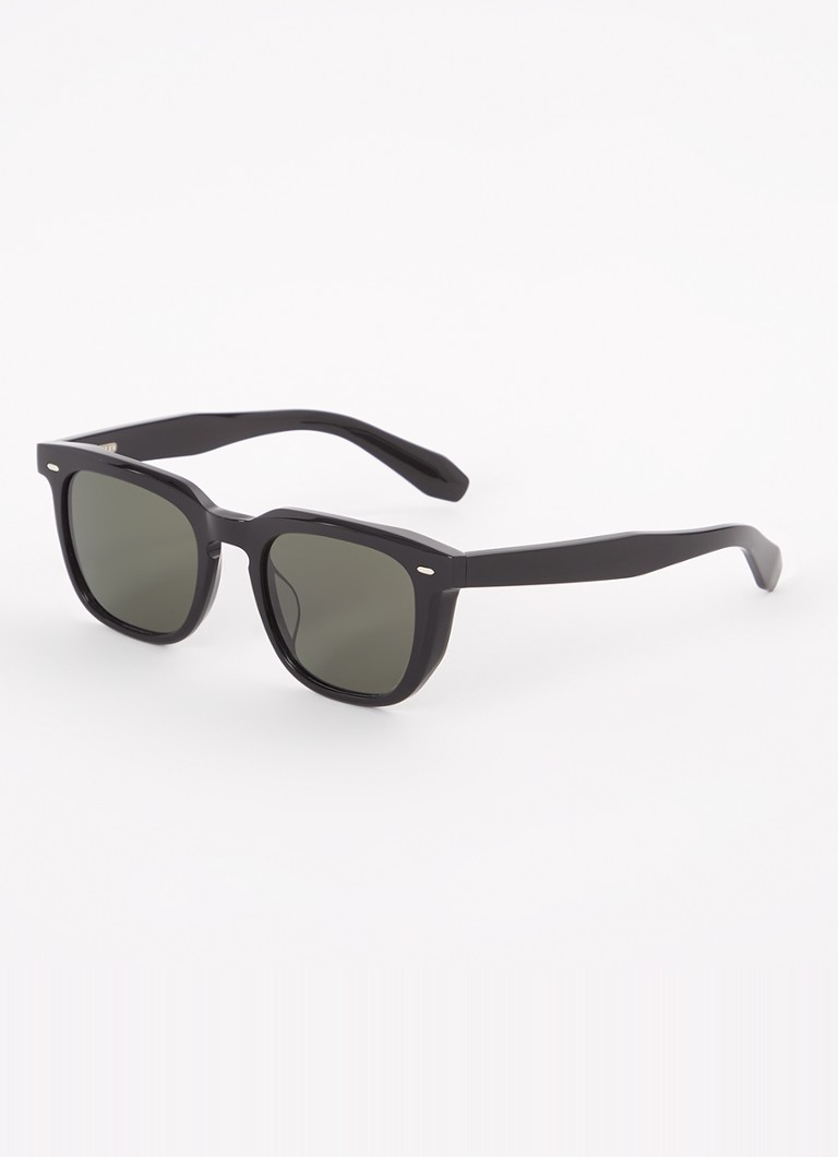 Oliver Peoples Heren N.06 Sun zonnebril gepolariseerd OV5546SU Zwart - Deal