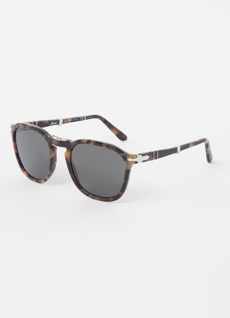 Persol Heren Wayfarer zonnebril gepolariseerd PO3345S Bruin