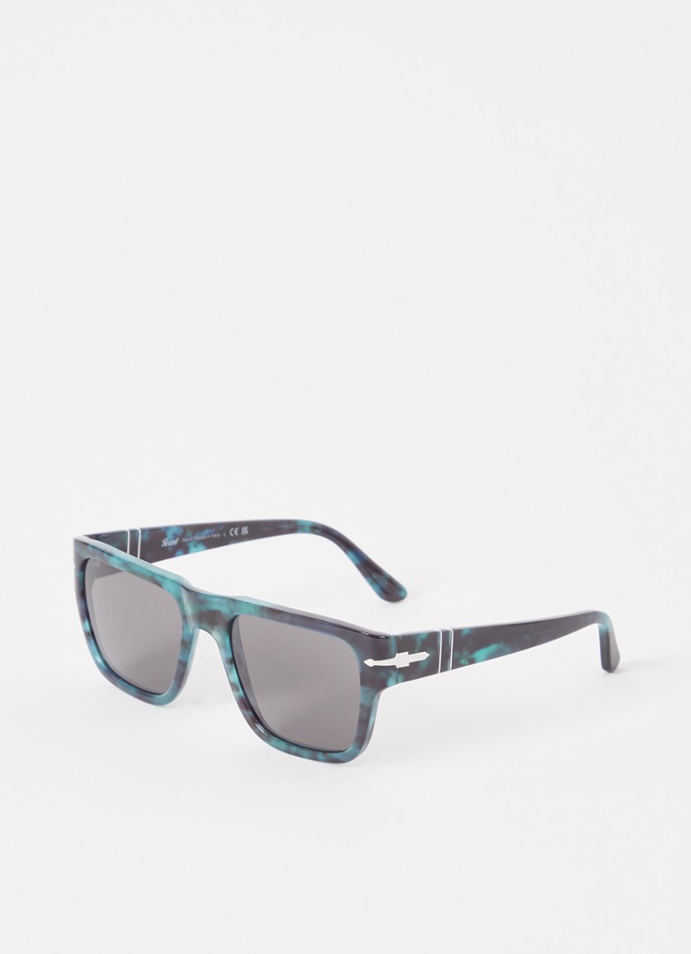 Persol Heren Wayfarer zonnebril PO3348S Zeegroen - Deal