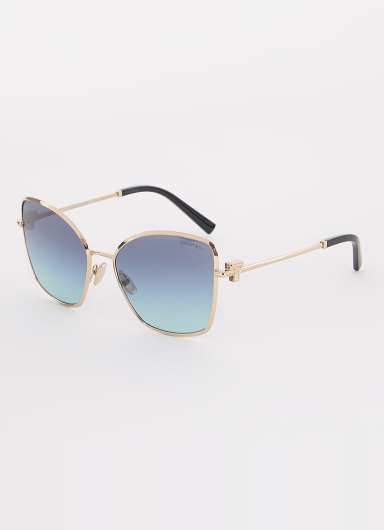 Tiffany & Co. Dames Butterfly zonnebril TF3102B Goud - Deal