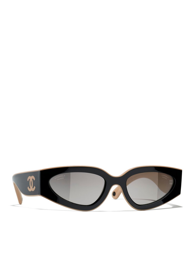 Dames CAT EYE ZONNEBRIL - Gepolariseerd, Zwart