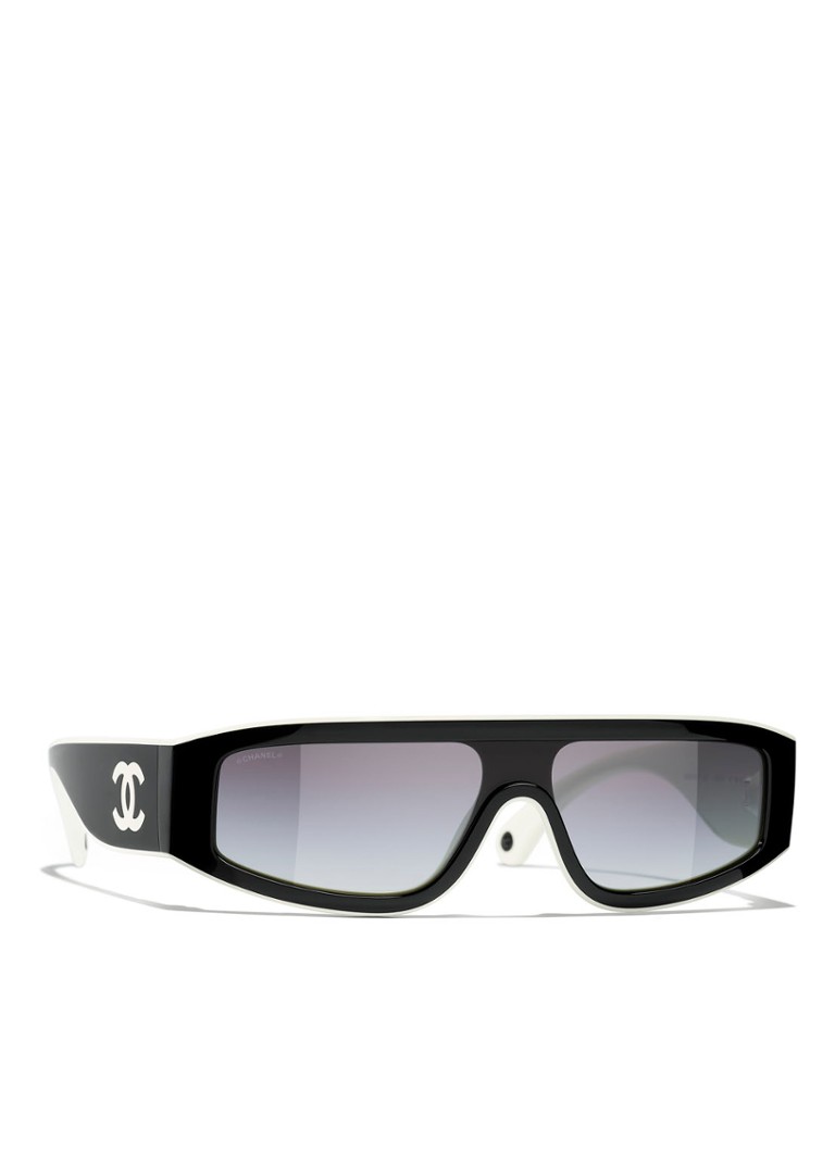 CHANEL Dames MASKERENDE ZONNEBRIL Zwart - Deal