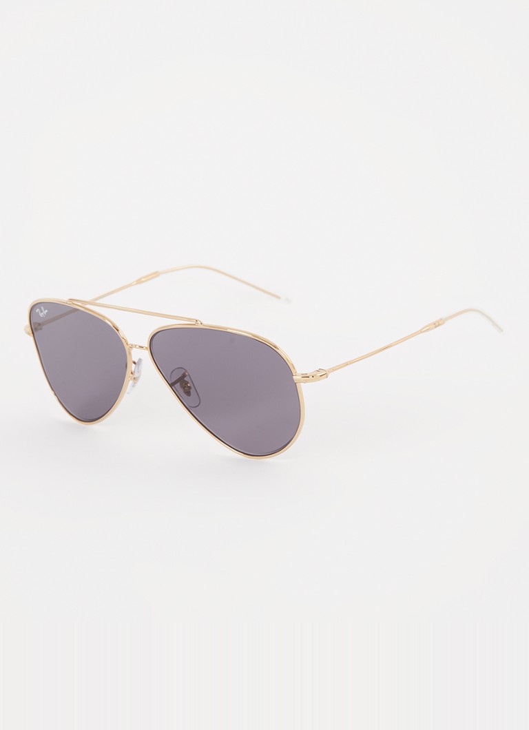 Ray-Ban Dames Reverse zonnebril RBR0101S Goud - Deal
