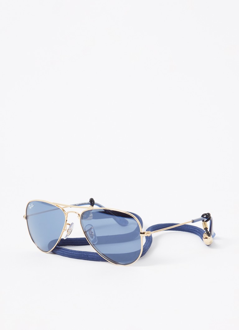 Ray-Ban Kinderen Aviator zonnebril RJ9506S Goud - Deal