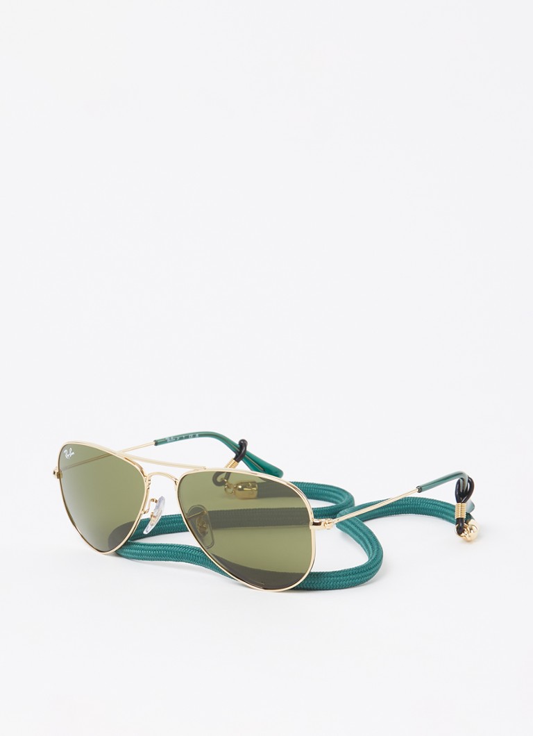 Ray-Ban Kinderen Aviator zonnebril RJ9506S Goud - Deal