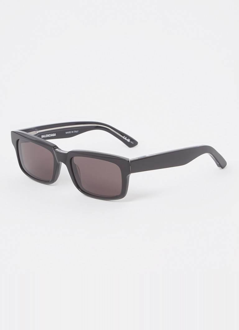 Balenciaga Heren Wayfarer zonnebril BB0345S Zwart - Deal