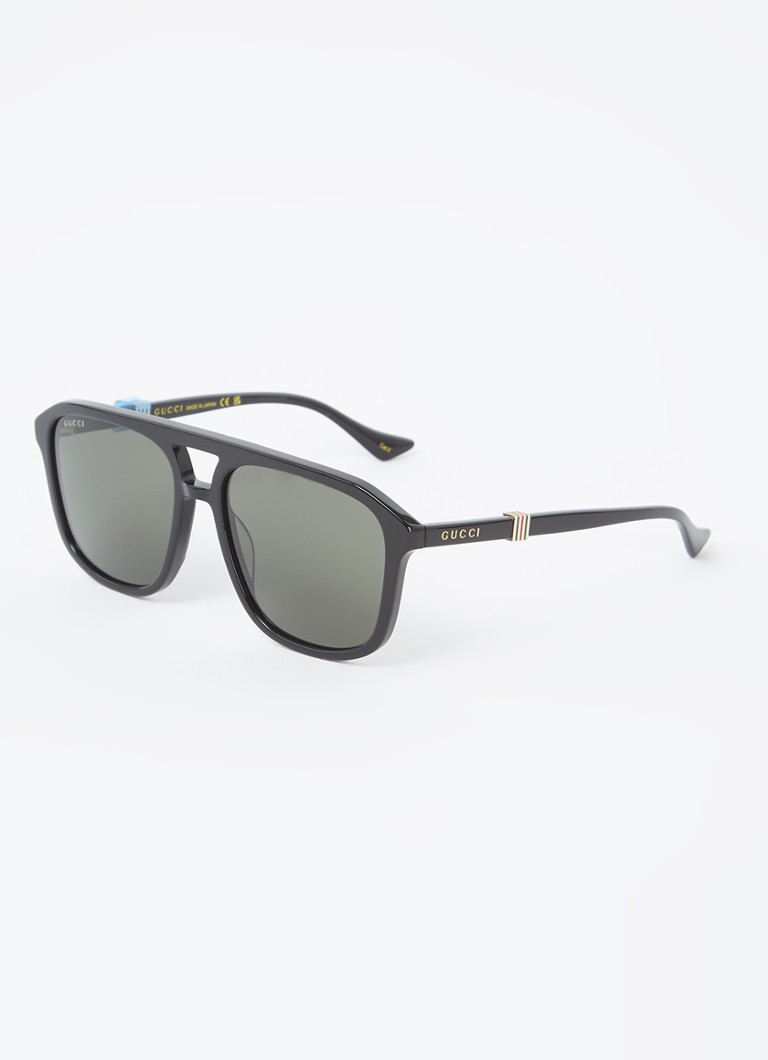 Gucci Heren Piloten zonnebril GG1494S Zwart