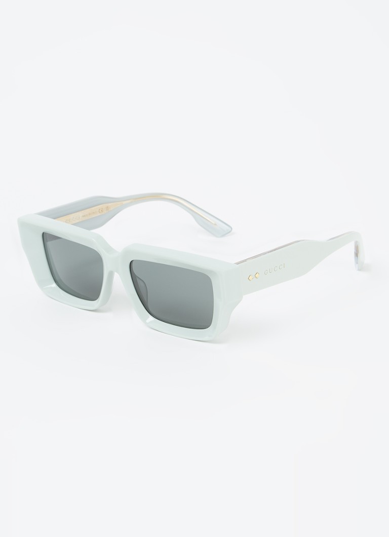 Gucci Heren Retro zonnebril GG1529S Blauwgrijs - Deal