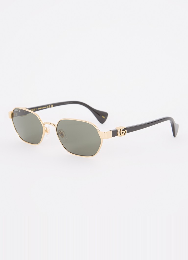 Gucci Dames Retro zonnebril GG1593S Goud - Deal