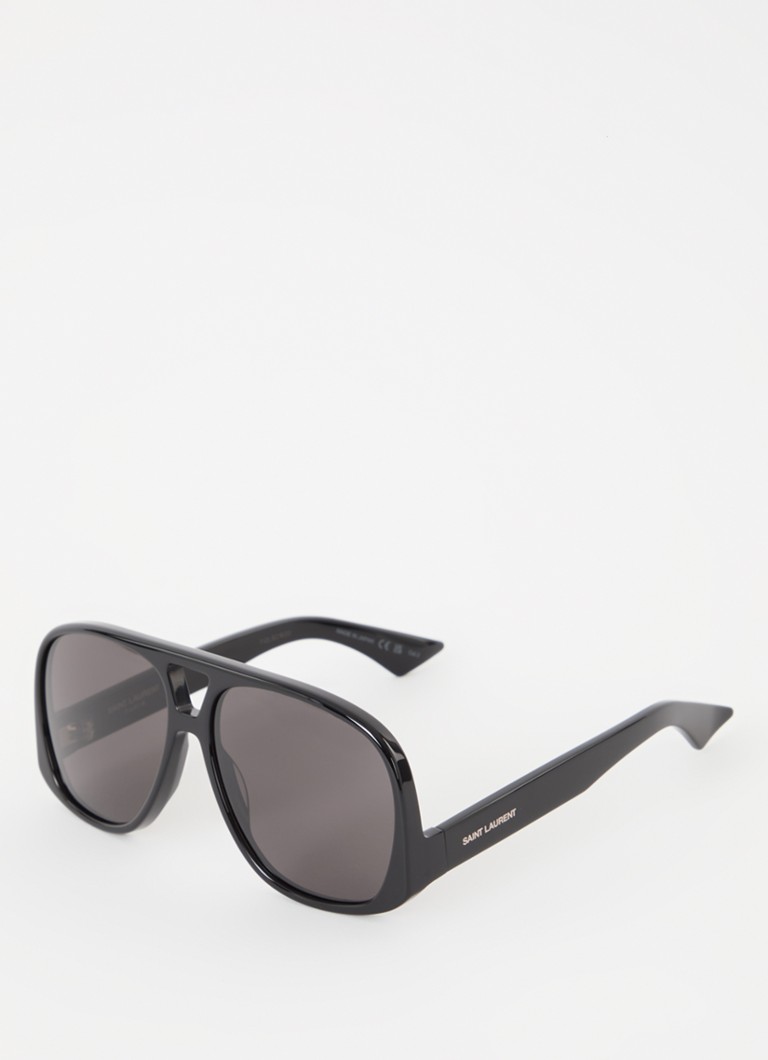 Saint Laurent Dames Piloten zonnebril SL652 Zwart
