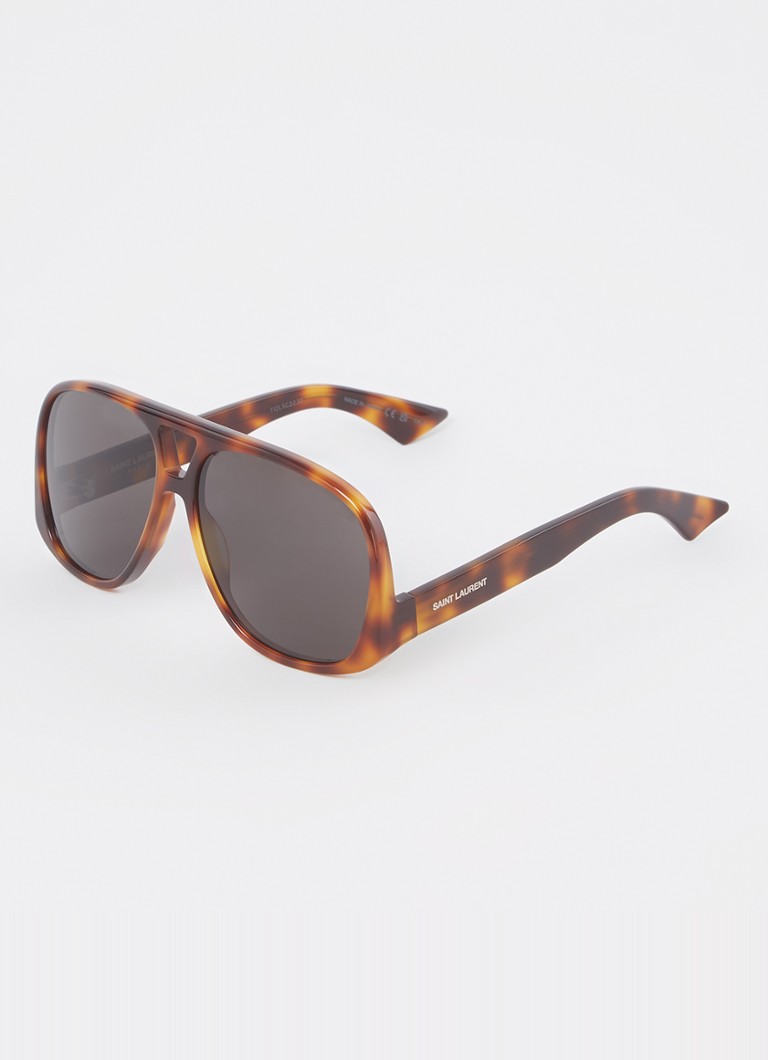 Saint Laurent Dames Piloten zonnebril SL652 Bruin