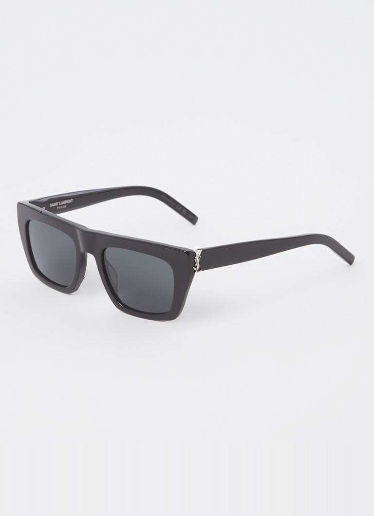 Saint Laurent Heren Wayfarer zonnebril SL M131 Zwart - Deal