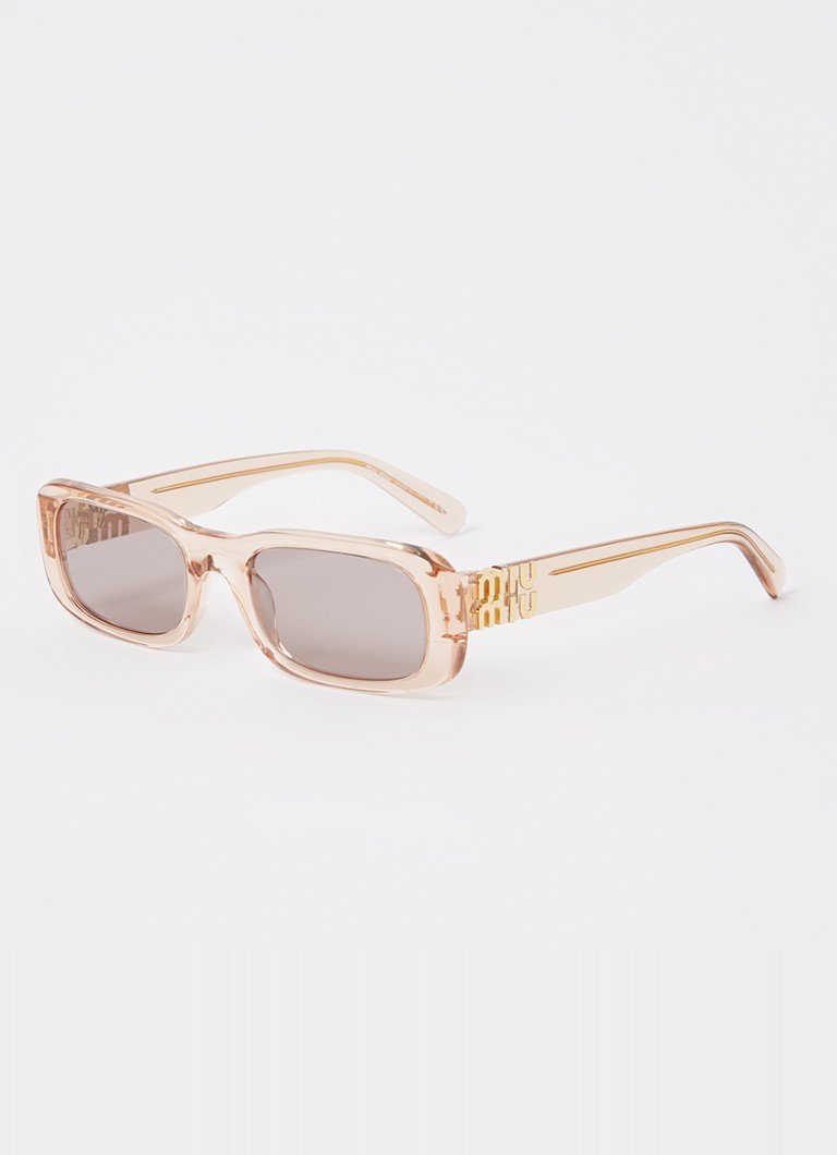 Miu Miu Dames Retro zonnebril MU 08ZS Roze - Deal