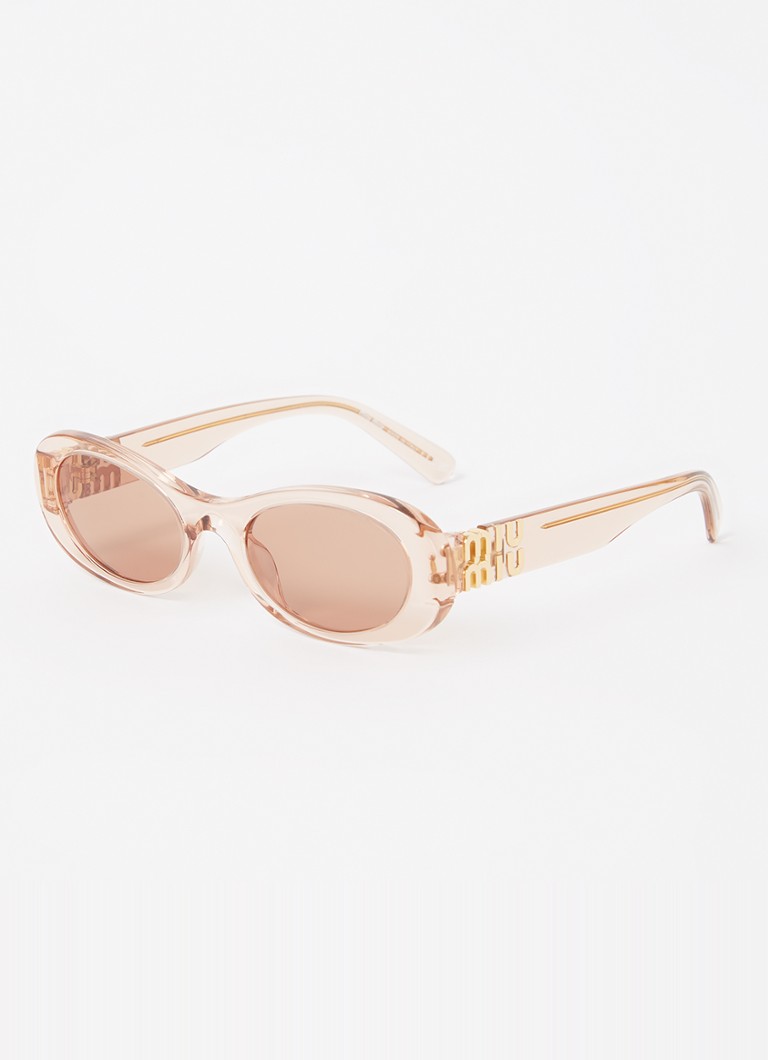 Miu Miu Dames Retro zonnebril MU 06ZS Roze - Deal