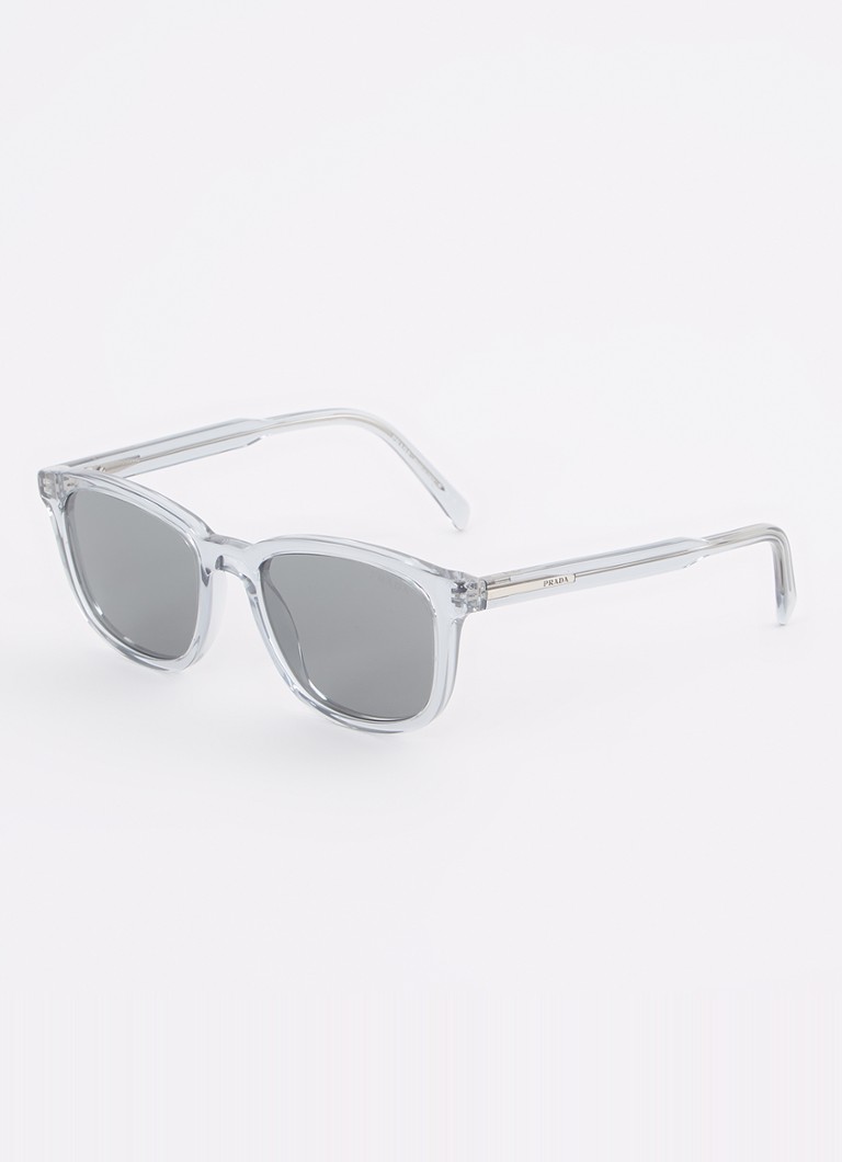 Prada Heren Wayfarer zonnebril PRA21S Grijs - Deal