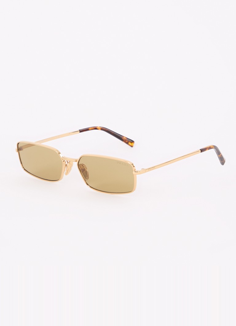 Prada Dames Retro zonnebril PRA60S Goud - Deal
