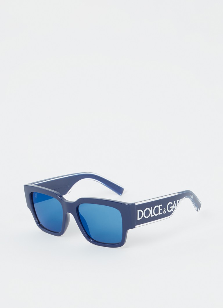 Dolce & Gabbana Kinderen Wayfarer zonnebril DX6004 Donkerblauw - Deal