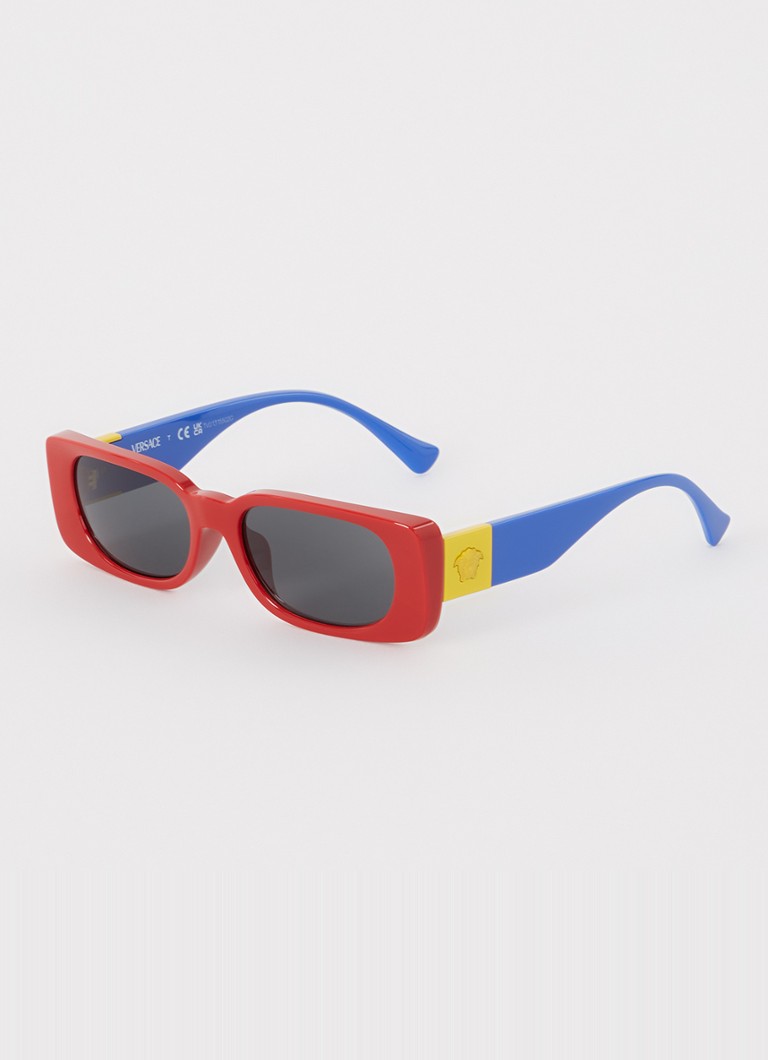 Versace Kinderen Retro zonnebril VK4003U Donkerrood - Deal