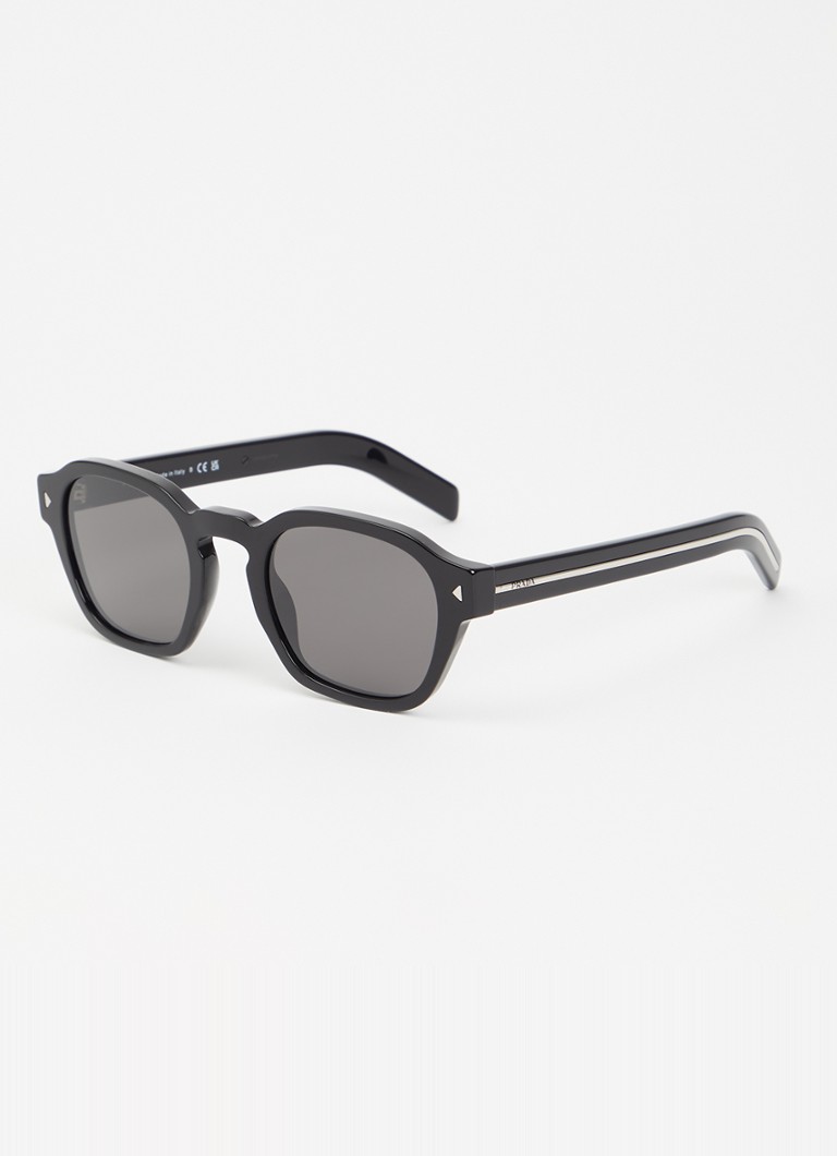 Prada Heren Wayfarer zonnebril PR A16 Grijs - Deal