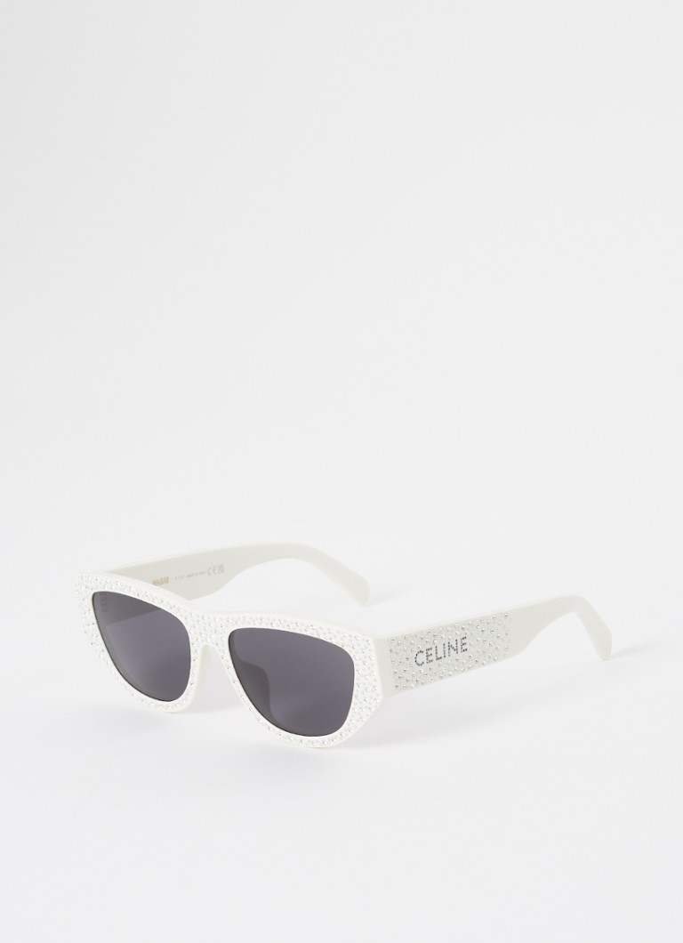 Celine Dames Cat Eye zonnebril CL000458 Gebroken wit - Deal