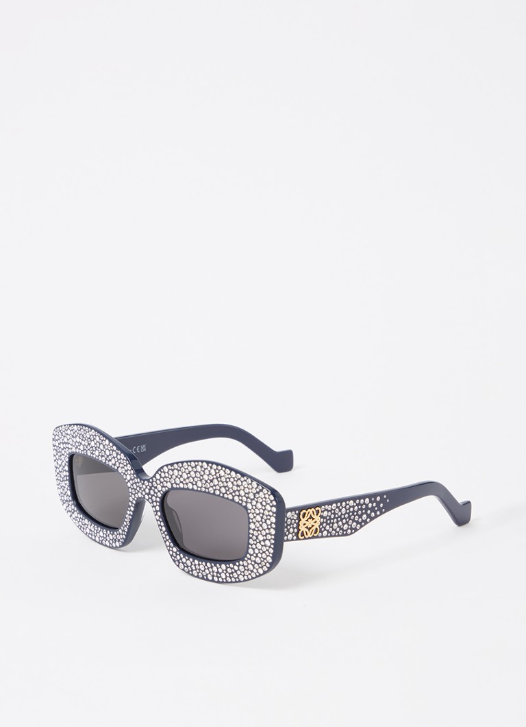 LOEWE Heren Pavé Screen zonnebril LW4114IS Zwart - Deal