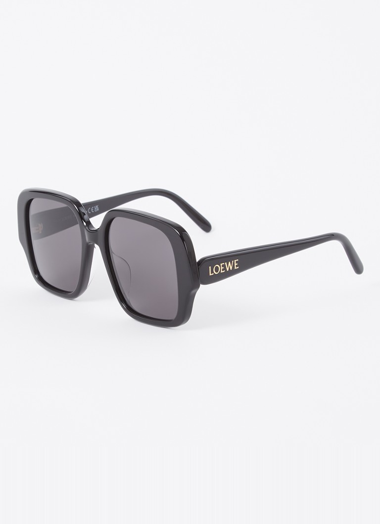 LOEWE Dames Butterfly zonnebril LW40134U Zwart