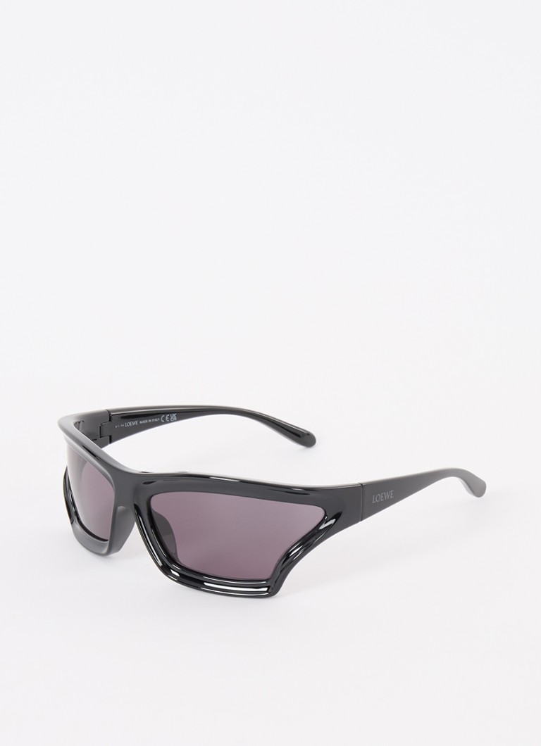 LOEWE Heren Retro zonnebril LW40143U Zwart - Deal