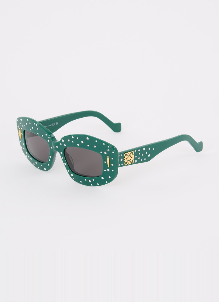 LOEWE Dames Cat Eye zonnebril E4000225 Zeegroen - Deal