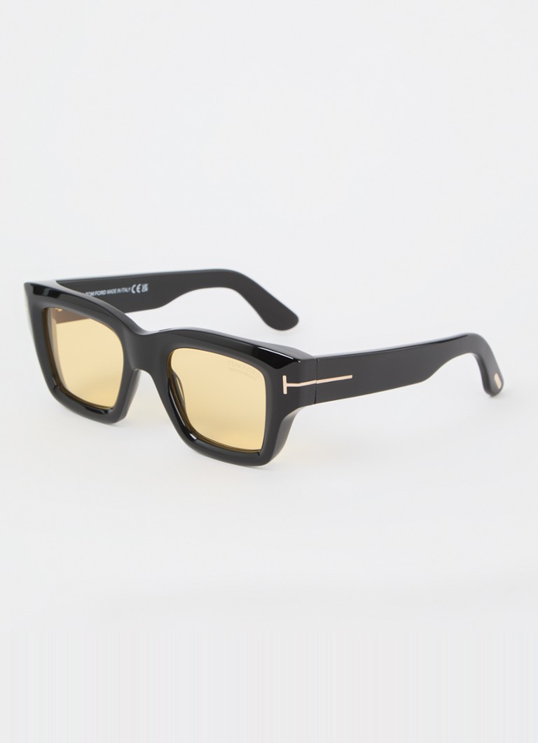 TOM FORD Heren Ilias zonnebril TR001877 Zwart - Deal
