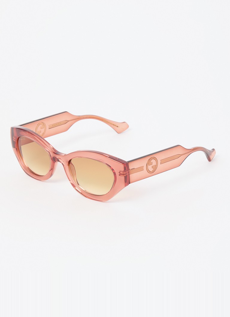 Gucci Dames Cat Eye zonnebril GG1553S Roestbruin - Deal