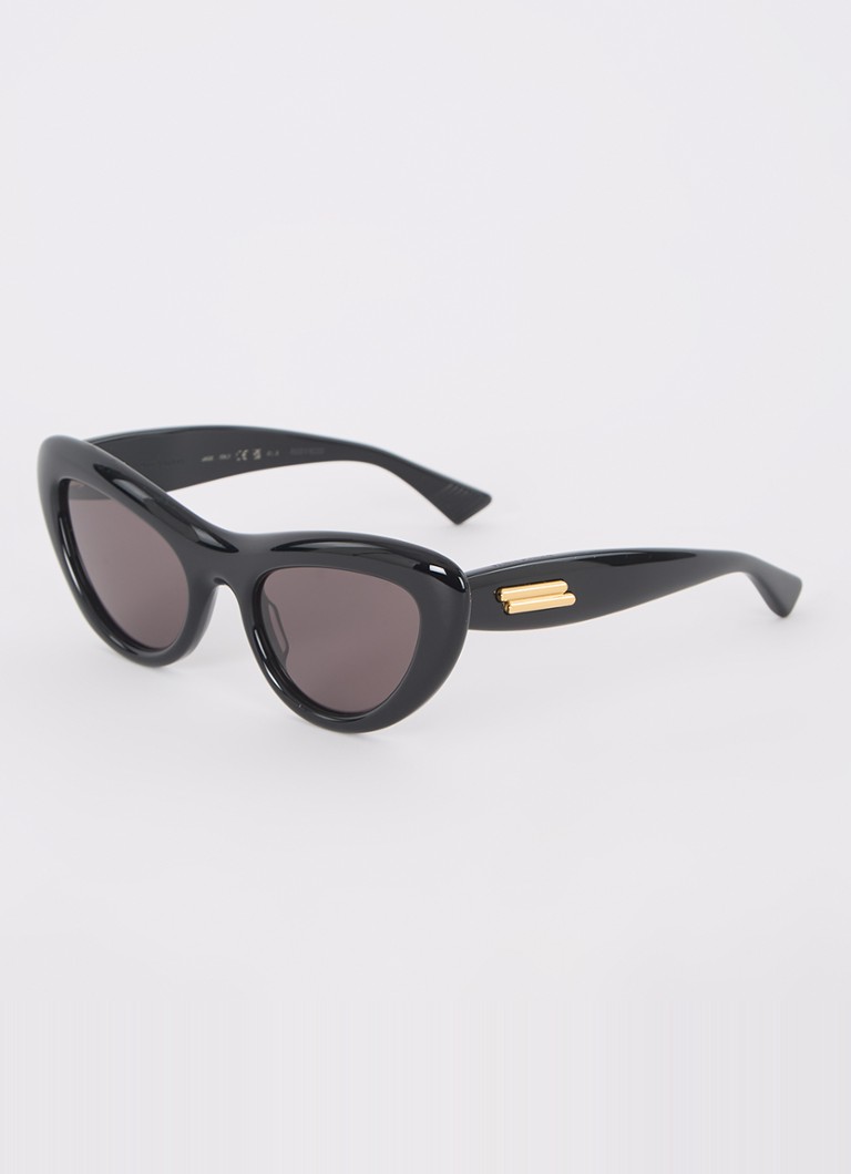 Bottega Veneta Dames Cat Eye zonnebril BV1282S Zwart - Deal