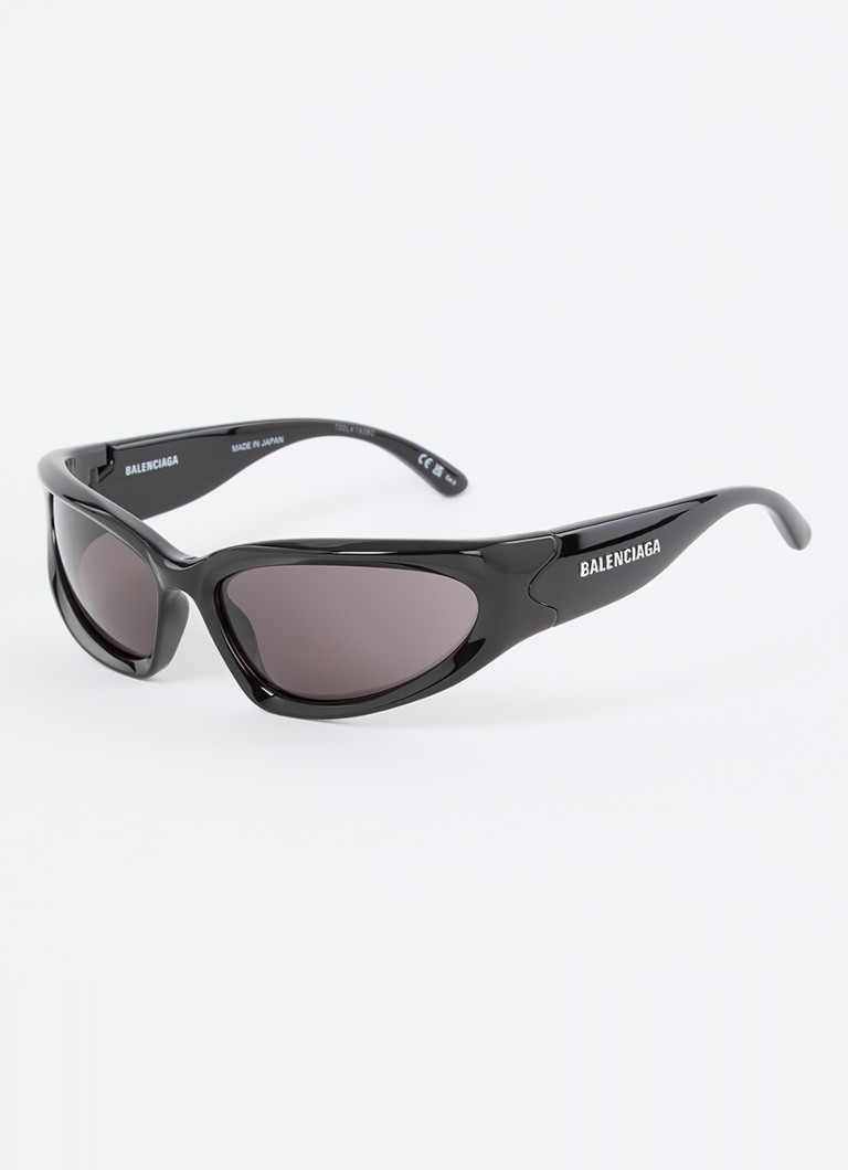 Balenciaga Heren Retro zonnebril BB0157S Zwart - Deal